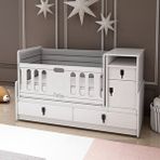 Patiko Patiko Furniture Rose R 131 Büyüyebilen Beşik Beyaz