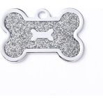 Patimio Isimli Çelik Kedi Köpek Künyesi Gri Işıltı - .