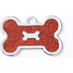 Patimio Isimli Çelik Kedi Köpek Künyesi Kırmızı Işıltı - .