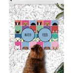 PatiPeti Köpek Kare Kedi Köpek Eğitim Mama Paspası ve Beslenme Altlığı