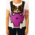 PATİSHOPYA Küçük Irk Kedi Köpek Taşıma Çantası Ön Askılı Ana Kucağı File Kumaş Taşıyıcı