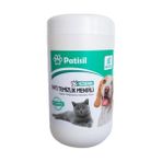 Patisil Evcil Hayvan Tüy ve Pati Temizleme Mendili, Köpek ve Kedi için Hijyenik Temizlik Mendilleri (72 Adet)