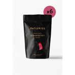 Patiswiss 6x80 gr Bitter Çikolatalı Çilek Draje