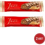 Patiswiss Juva Fındıklı, Kakaolu ve Krep Kırıklı Sütlü Çikolata Bar, 30G x 2 Adet - 60 gr