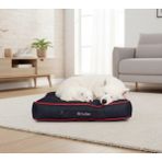 Patitex Lüx Konfor - Kedi Köpek Minder - Gabardin Kumaş- Köpek Yatak -Kedi Yatak -Uyku Minderi - Lacivert - Kırmızı