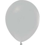 Patladı Gitti 12 inç Gri 10 Adet Balon