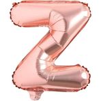 Patladı Gitti 16 inç 36 cm Z Harf Rose Gold Folyo Balon