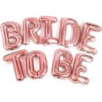Patladı Gitti 16 İnç 40 Cm Rose Gold Bride To Be Folyo Balon