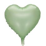 Patladı Gitti 18 inç 45 cm Adaçayı Kalp Folyo Balon