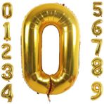 Patladı Gitti 32-34 inç 82 cm 0 Sıfır Rakam Gold Folyo Balon