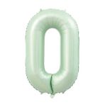 Patladı Gitti 34 inç 76-82 cm 0 Rakam Adaçayı Folyo Balon