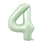 Patladı Gitti 34 inç 76-82 cm 4 Rakam Adaçayı Folyo Balon