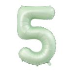 Patladı Gitti 34 inç 76-82 cm 5 Rakam Adaçayı Folyo Balon
