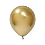 Patladı Gitti 45 cm 18 inç Krom Gold Jumbo Büyük Boy Balon