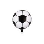 Patladı Gitti 45 cm 18 inç Siyah Beyaz Futbol Topu Folyo Balon