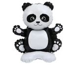 Patladı Gitti 48x50 cm Safari Panda Figür Ayaklı Folyo Balon