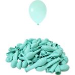 Patladı Gitti 5 inç Su Yeşili 10 Adet Mini Balon