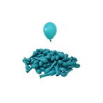 Patladı Gitti 5 inç Turkuaz 10 Adet Mini Balon