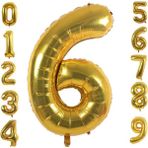 Patladı Gitti 6 Altı Rakam Gold Folyo Balon 34" Inc 76 cm