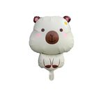 Patladı Gitti 71x 48 cm Krem Capybara Folyo Balon