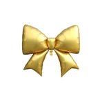 Patladı Gitti 98-75 cm Gold Kurdele Fiyonk Folyo Balon