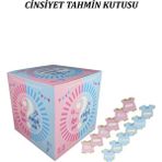 Patladı Gitti Cinsiyet Partisi Renkli Cinsiyet Tahmin Kutusu 1 Adet 15x15 cm Kız Mı Erkek Mi