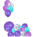 Patladı Gitti Deniz Kızı Konsepti Balon Seti 17 Adet Balon