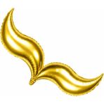 Patladı Gitti Deniz Kızı Kuyruğu Folyo Balon Gold 18 İnç (2 Adet)