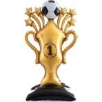 Patladı Gitti Futbol Kupası Şeklinde Dev Folyo Balon 81X150 cm – Gold Birincilik Kupa Balonu - Renkli