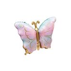 Patladı Gitti Pembe Gold Kelebek Folyo Balon