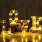 patladıgitti.com Dekoratif Led Işıklı 3D LOVE Harfleri Büyük Boy Romantik Kutlama