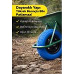 Patlamaz Yeni Nesil Pu El Arabasi Tekeri Saglam Uzun Ömürlü Rulman Bilyali Çap: 350 Mm