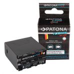 Patona Platinum Sony Np-F970 Uyumlu LCD Mikro USB ve Usb-C Girişli Batarya Pil