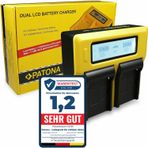 PATONA Şarj cihazı LCD Dual Sony NP-FM50 NP-FM500H NP-F550 NP-F570 NP-F750 NP-F960 NP-F970 NP-F990 NP-QM51 NP-QM71 NP-QM91 ile uyumlu