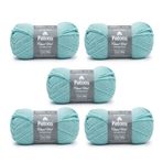 Patons Klasik Yün Ördek Yumurta Mavisi İplik - 5 Paket 3,5 oz/100 g - Yün - 4 Orta - 210 Metre - Örgü, Tığ İşi ve El Sanatları