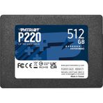 Patriot P220S512G25 P220 512 GB 550/500MB/s 2.5" SATA3 SSD Disk