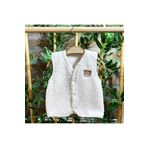 PATSAN Peluş Polar Teddy Bebek Yelek Ayı