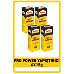 Pattex Pro Power Japon Yapıştırıcısı 15G, 4'lü Paket - --