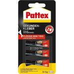 Pattex Süper Mini Trio Japon Yapıştırıcı 3 x 1 G Blister