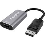 Paugge 8k 60Hz 4K 120Hz Displayport 1.4 To HDMI 2.1 Aktif Adaptör - Gri