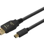 Paugge - DP 1.4 VESA Sertifikalı Thunderbolt2 Destekli Mini Displayport Kablo - 1.5m (ENTMDP1415)