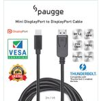 Paugge ENTMDP1220 2 mt DP 1.2 Vesa Sertifikalı Thunderbolt 2 Destekli Mini Displayport Kablo
