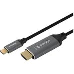 Paugge USB C to HDMI Kablo - 4K60Hz, HDR, HDCP 2.3, Thunderbolt 5/4/3, DEX Mode, 2 Metre (CHD20B-PRO)