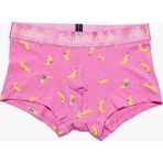 Paul Kenzie Desenli Erkek Trunk Boxer - Bananas - Pembe