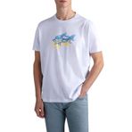 Paul & Shark % 100 Pamuk Regular Fit Bisiklet Yaka Baskılı T Shirt Erkek T Shirt 24411041 010