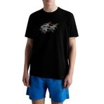 Paul & Shark % 100 Pamuk Regular Fit Bisiklet Yaka Baskılı T Shirt Erkek T Shirt 24411041 011