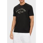 Paul & Shark % 100 Pamuk Regular Fit Bisiklet Yaka Logolu T Shirt Erkek T Shirt 24411032 011 - Siyah - XS