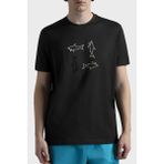 Paul & Shark % 100 Pamuk Regular Fit Bisiklet Yaka Logolu T Shirt Erkek T Shirt 24411088 011 - Siyah - XS