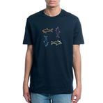 Paul & Shark % 100 Pamuk Regular Fit Bisiklet Yaka Logolu T Shirt Erkek T Shirt 24411088 013