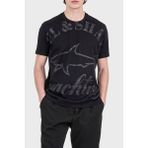 Paul & Shark % 100 Pamuk Regular Fit Bisiklet Yaka T Shirt Erkek T Shirt 22411018 011 - Siyah - XS